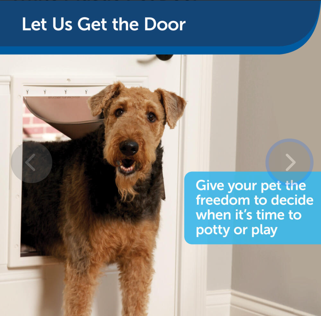 PetSafe Plastic Pet Door Medium Soft Tinted Flap HPA11-10967 Brand New. 094