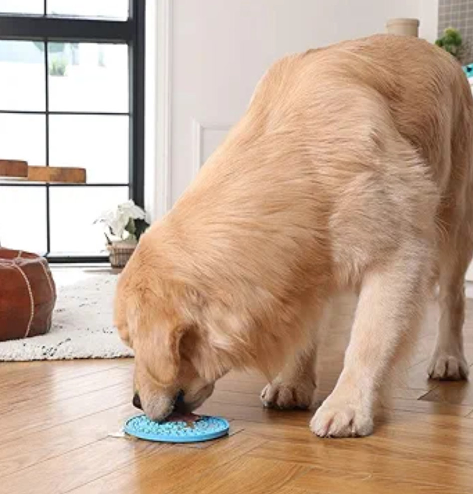 PET STATE Licking Pad for Dog, Boredom and Anxiety Reducer for Dog Bath, 3 Pcs Dog Slow Feeder, Super Strong Suction on Wall, Dog Peanut Butter Lick Pad, BPA Free and Non-Toxic