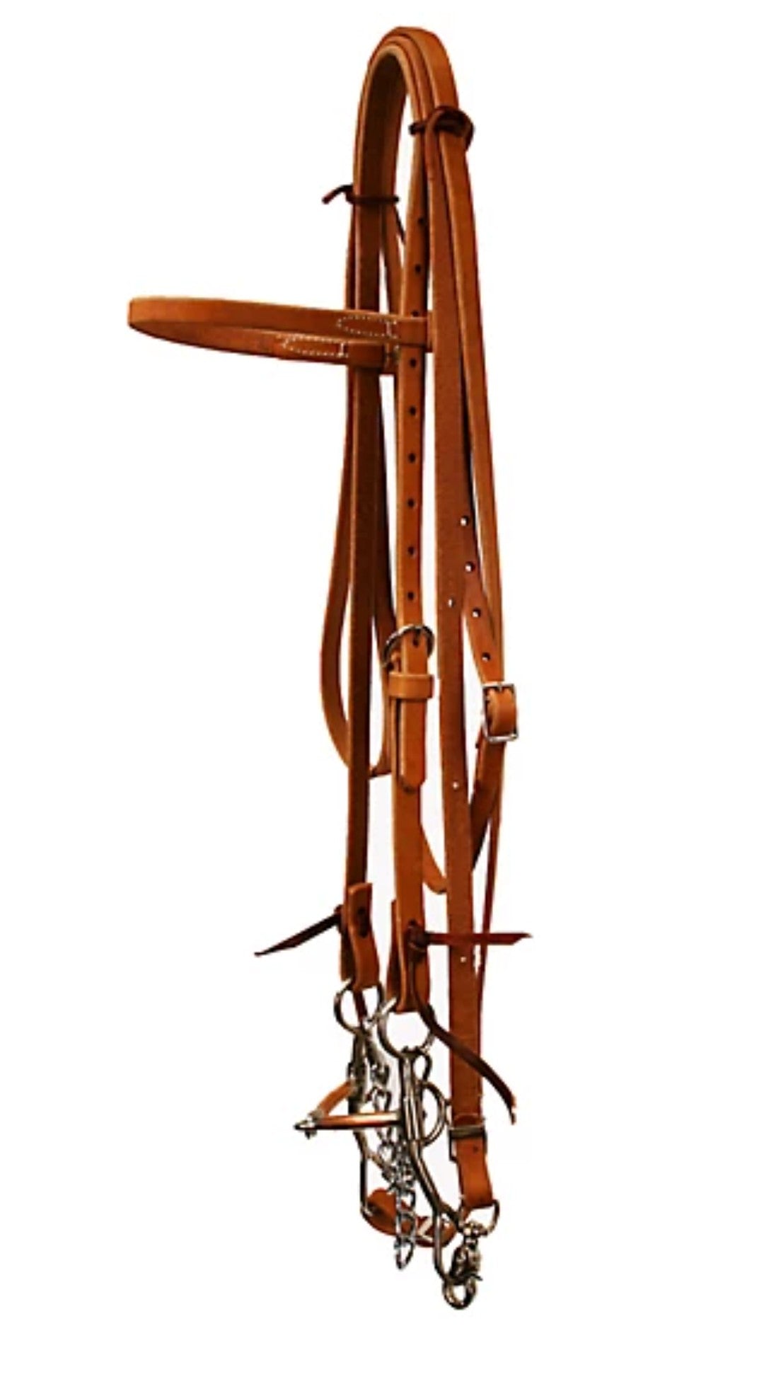 Reinsman Circle R Leather Bridle Set, Copper Snaffle