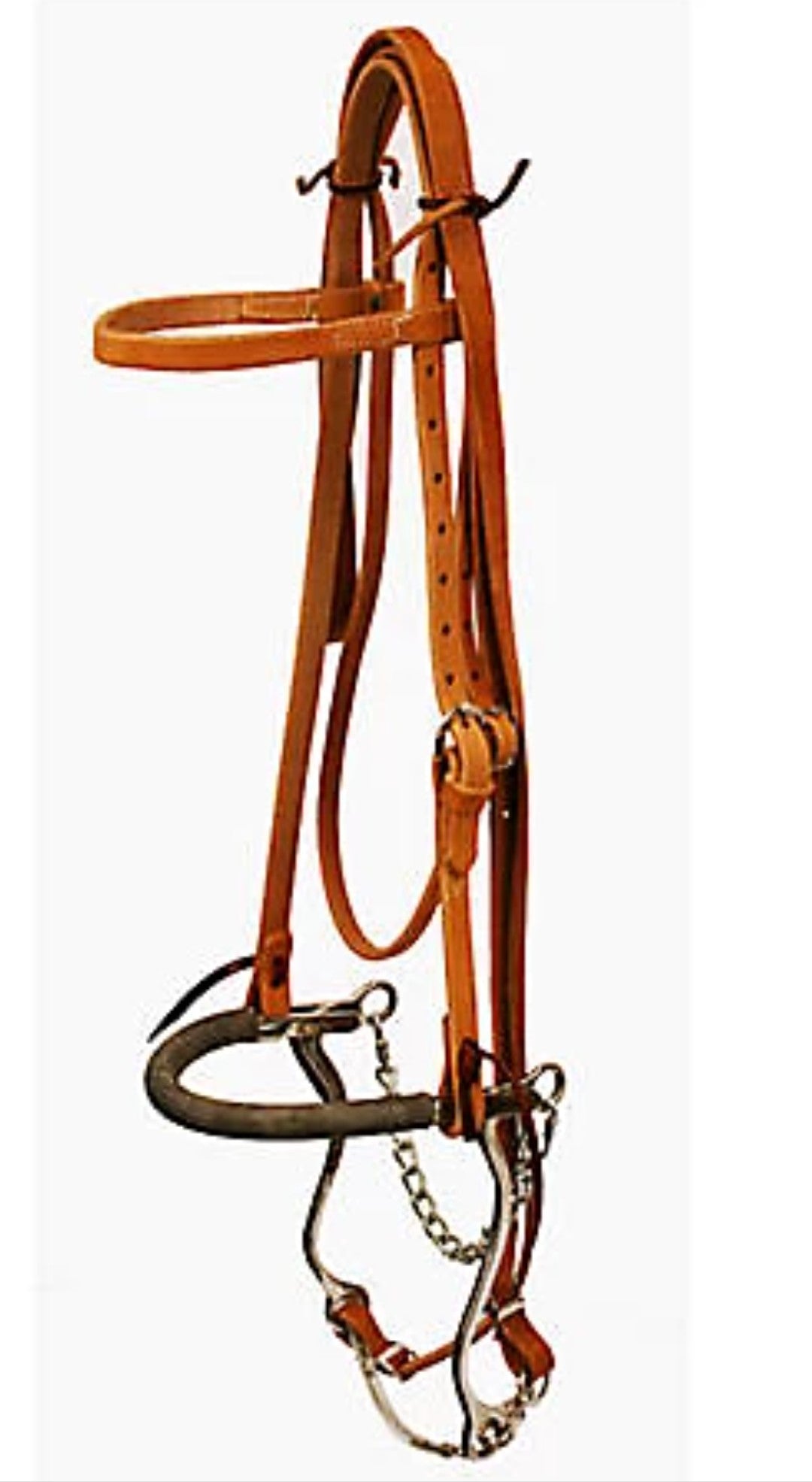 Reinsman Circle R Leather Bridle Set, Roping Rein