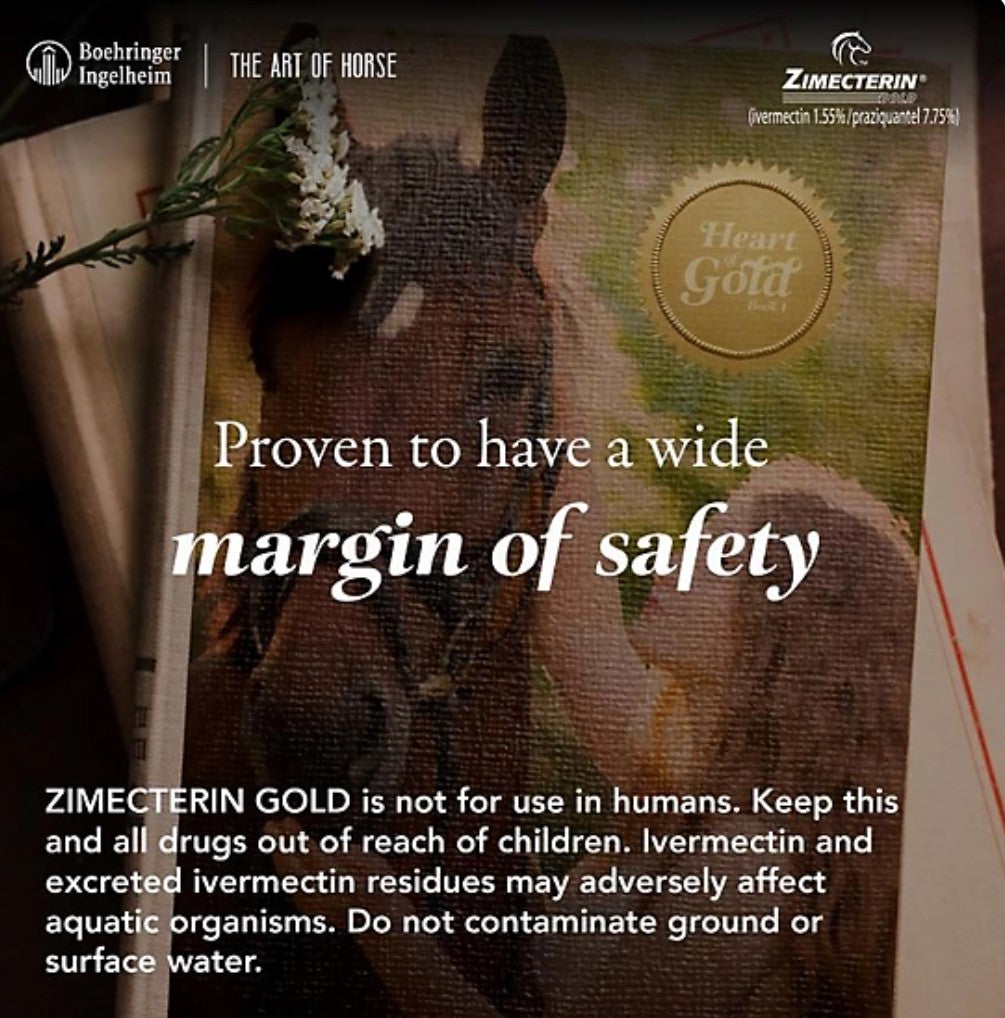 Zimecterin Gold Horse Dewormer Paste, 7.35g