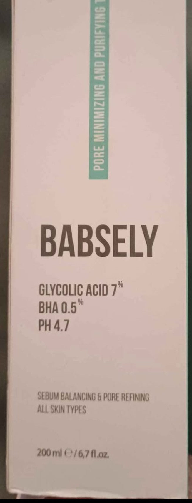 Glycolic Acid Toner for Face - Glycolic Acid Deep Cleansing and Pore Refinement, Regulating Sebum Balance - Makes Skin Smooth and Luminous Reduces Oily Shine & Evens Skin Tone (200 ML)