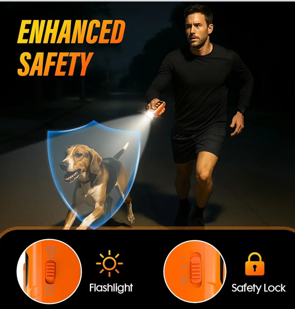 Dog Bark Deterrent Device, 3X Ultrasonic Anti Barking, 6 Training Modes 23 FT Range Barks No More Indoors Outdoors Behavior Correct Safe & Humane Rechargeable Compact Bark Control for Dogs