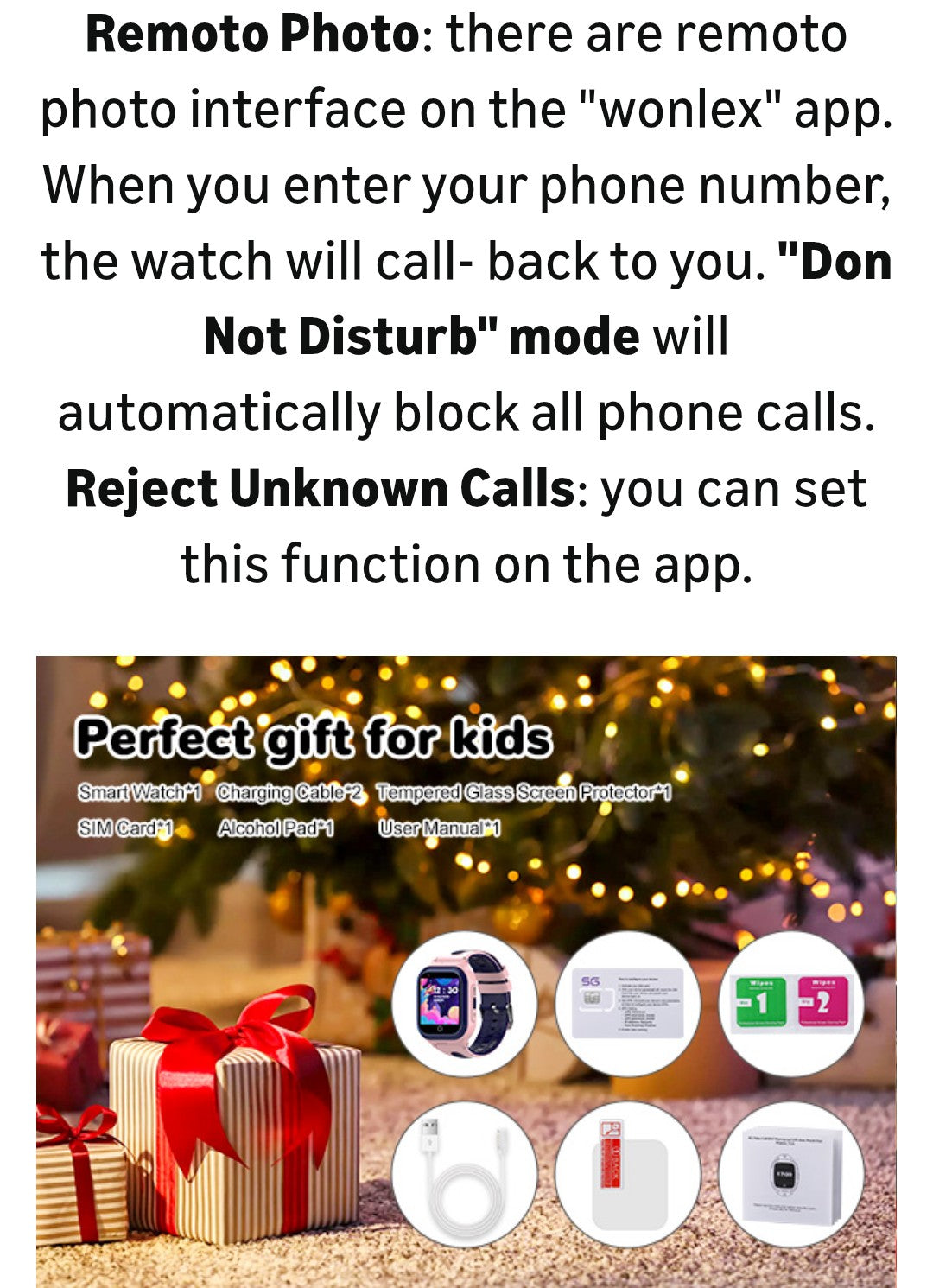 Wonlex 4G Kids Smartwatch, 1.4" GPS Smart Watch for Kids, Pink with SIM Card Boys Girls Phone Watch with Temperature HR BP Monitor Video Calls SOS Camera Pedometer Alarm Music Player