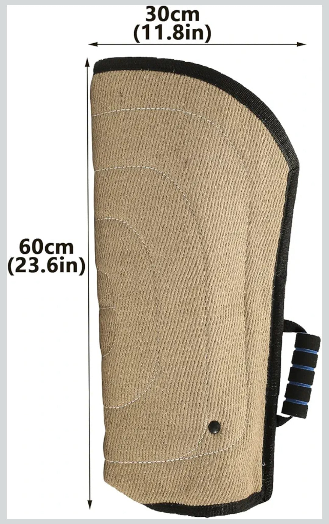 Dog Bite Sleeve Training Protection, Heavy Duty Jute Durable , Fit Pit Bull German Shepherd Mastiff, Puppy Small Dogs Training Biting Tugging Toy - Black