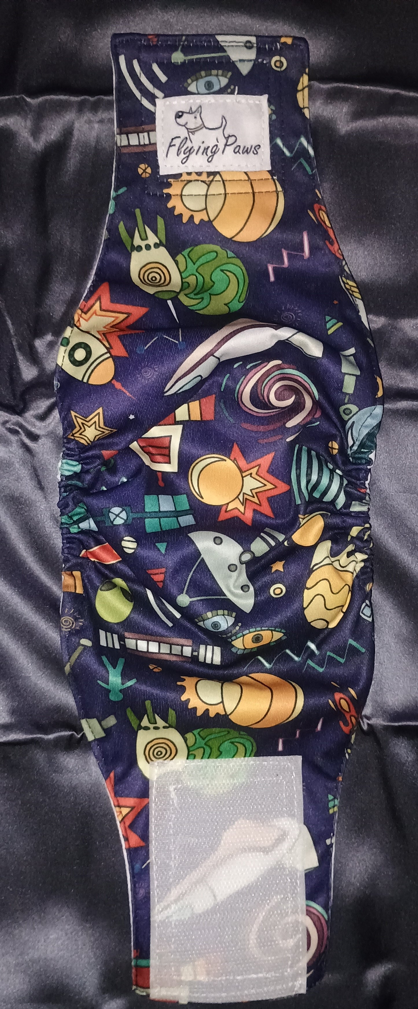 Male Dog Diapers Reusable High Absorbing Male Dog Wraps Washable Dog Diapers Male Small with Cute Patterns 5packs (S, 9” - 11” Waist) 10 PACK