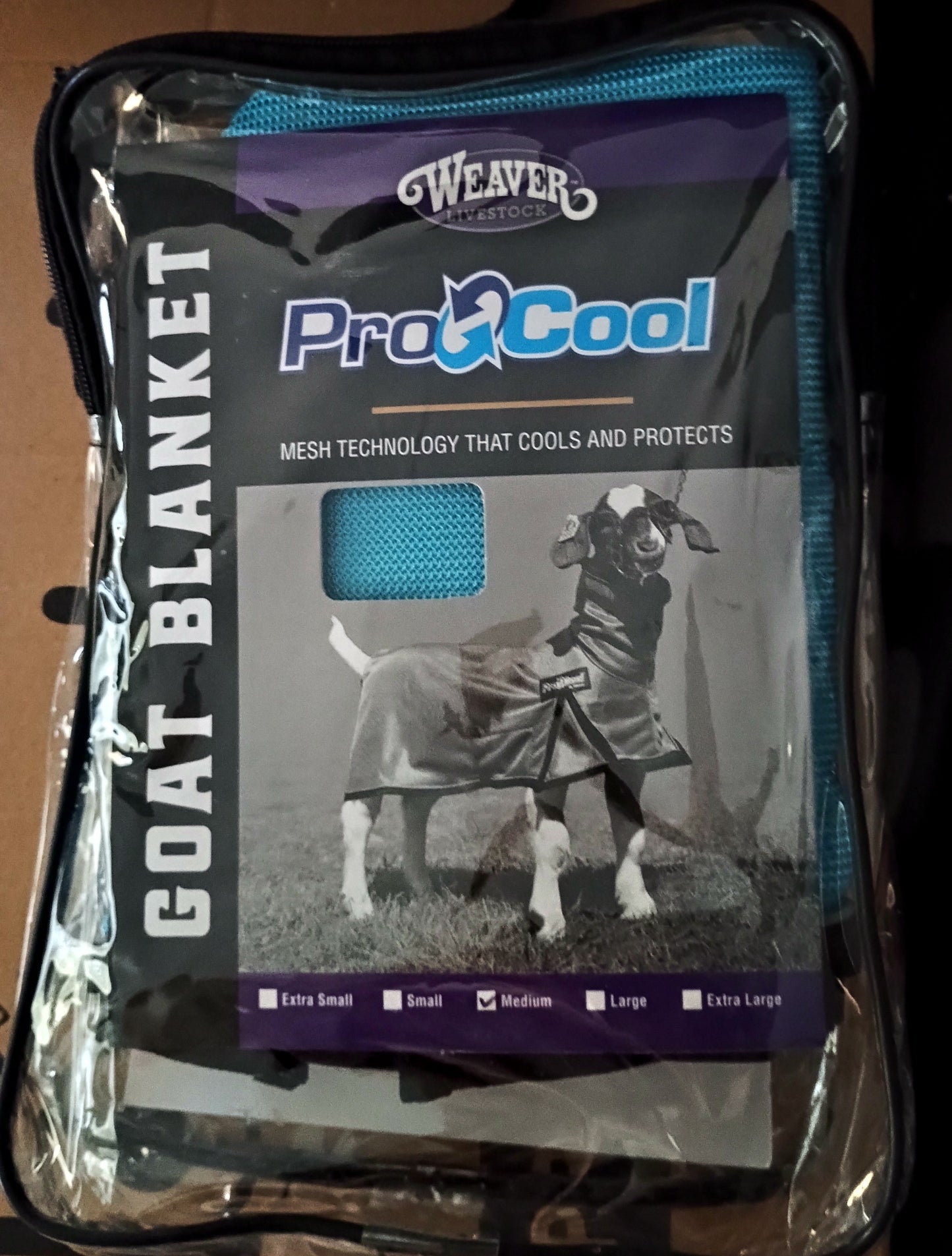 Weaver Livestock ProCool Mesh Goat Blanket with Reflective Piping MEDIUM