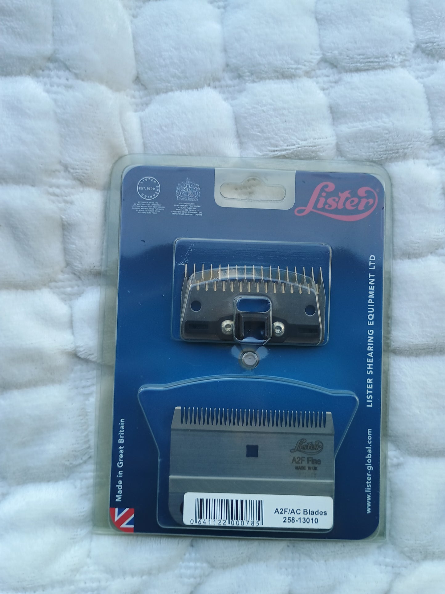 Lister A2F/AC Shearing Fine Livestock Clipper Blades