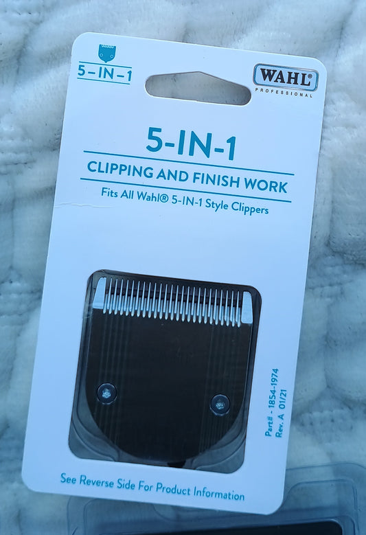 WAHL 5 IN 1 ADJUSTABLE DETACHABLE BLADE SET #9 #10 #15 #30 #40