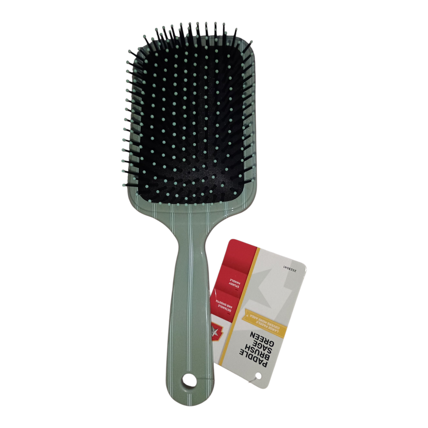 Paddle Brush & Soft Round Curry Comb HORSE Sage Color