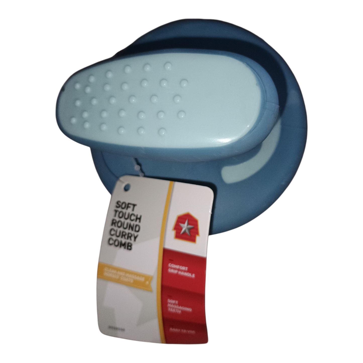 Paddle Brush & Soft Round Curry Comb HORSE Blue Color