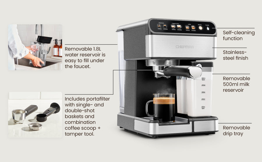 CaféMaster   Pro   Espresso   Machine