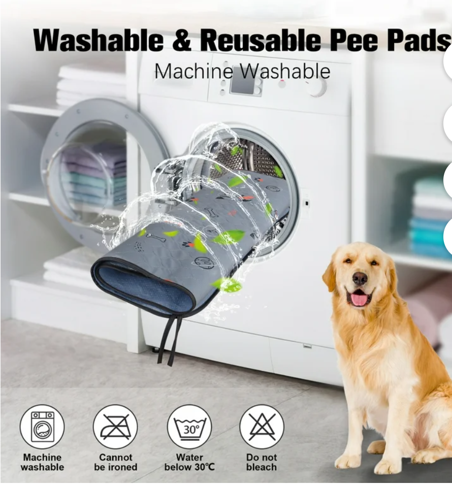 UPSKY Washable Pee Pads for Dogs, 2 Pack Puppy Pads 36" x 41” Reusable Pet Training Pads