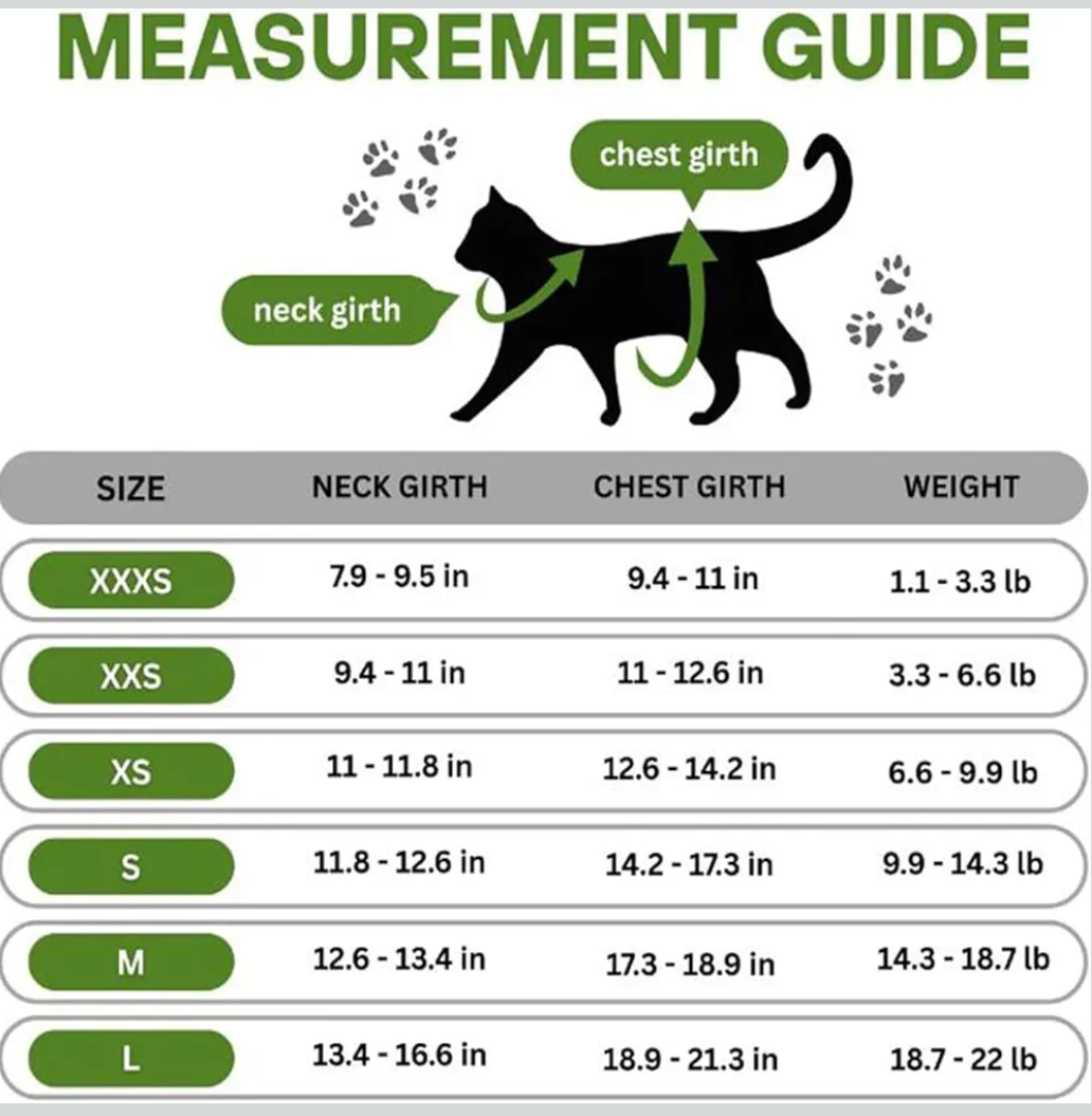 Stimulicat Cat/Dog Harness, Adjustable Cat Harness and Leash Set–Escape Proof Soft Mesh Vest, with Reflective Safety Strips, for Cats and Dogs (Orange Blue,L)