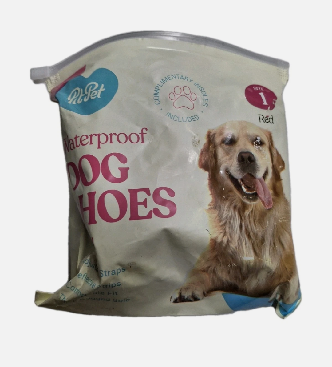 Waterproof Dog Shoes - Stylish Designed Shoes for Dogs - Dog Boots with Non-Slip Rubber Bottom Protects Paw from Hot or Cold Pavement, Dog Booties with Reflective Straps for Dogs Safety, Puppy Shoes.