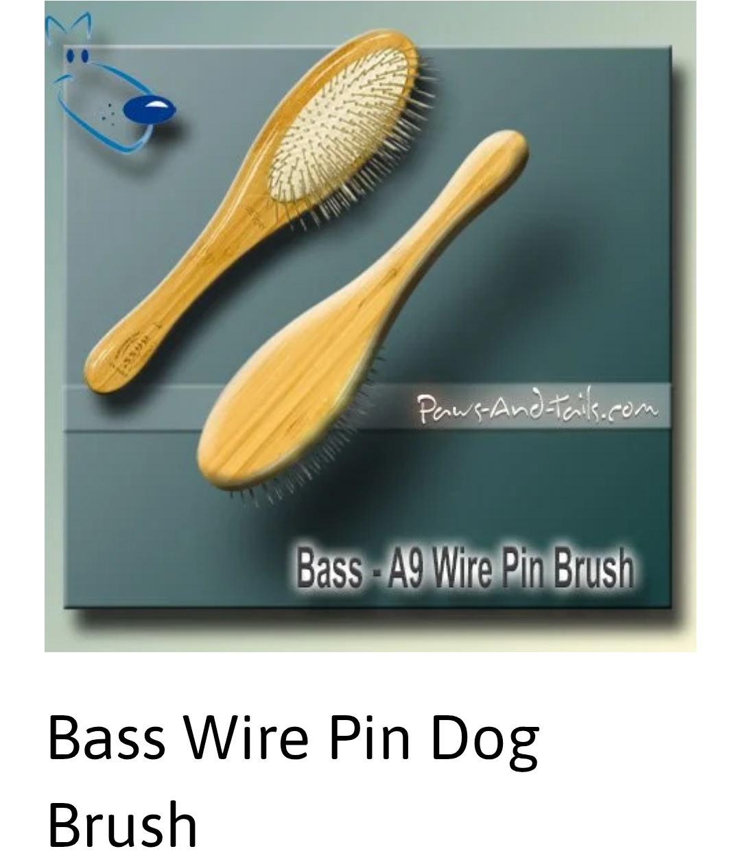 Paws & Tails Brass Wire Pin Dog Brush