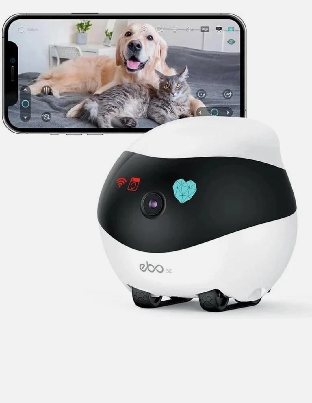 Enabot EBO SE Moving Security Camera Smart Home Wireless Surveillance Robot