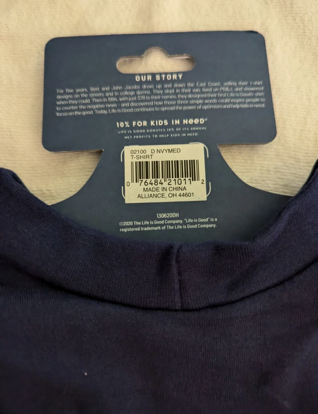 "Life Is Good" Dog Shirt Size Large