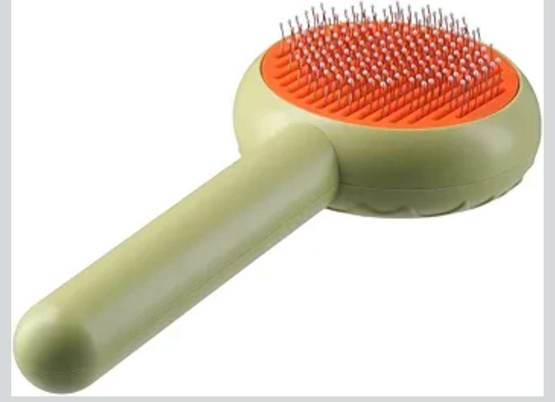 Pet Grooming Brush for Cats and Dogs, Self-Cleaning Sliker Brush, for Mats,Easy to Hold Dog Brushes