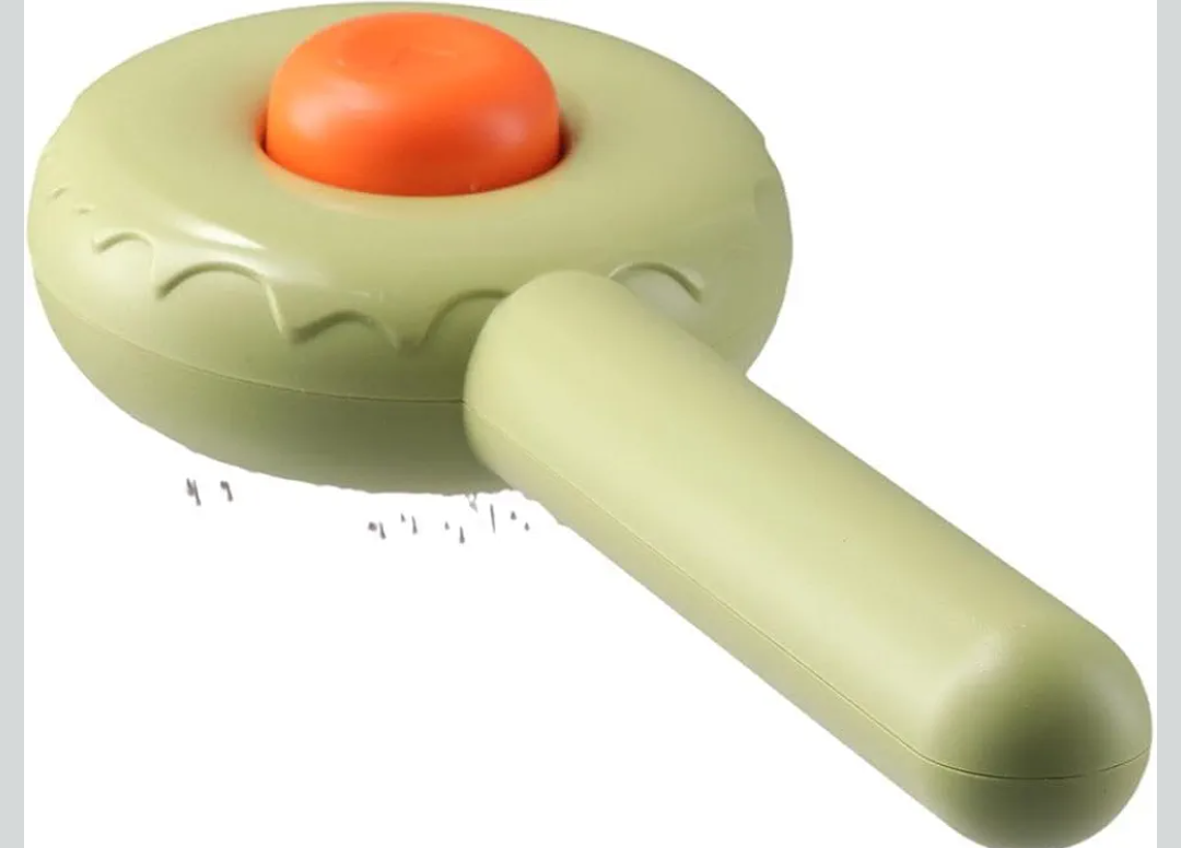 Pet Grooming Brush for Cats and Dogs, Self-Cleaning Sliker Brush, for Mats,Easy to Hold Dog Brushes