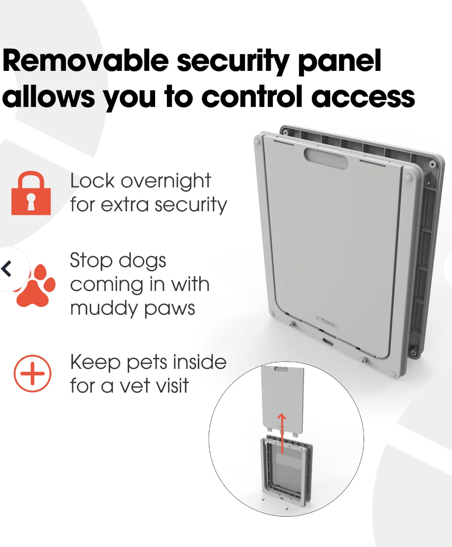 Dog Mate Medium Dog Door – White (215W)