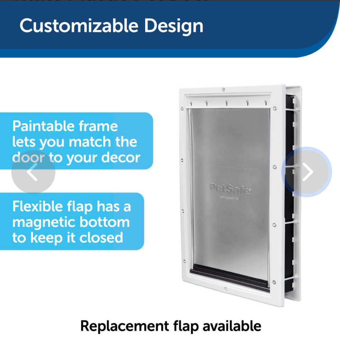 PetSafe Plastic Pet Door Medium Soft Tinted Flap HPA11-10967 Brand New. 094