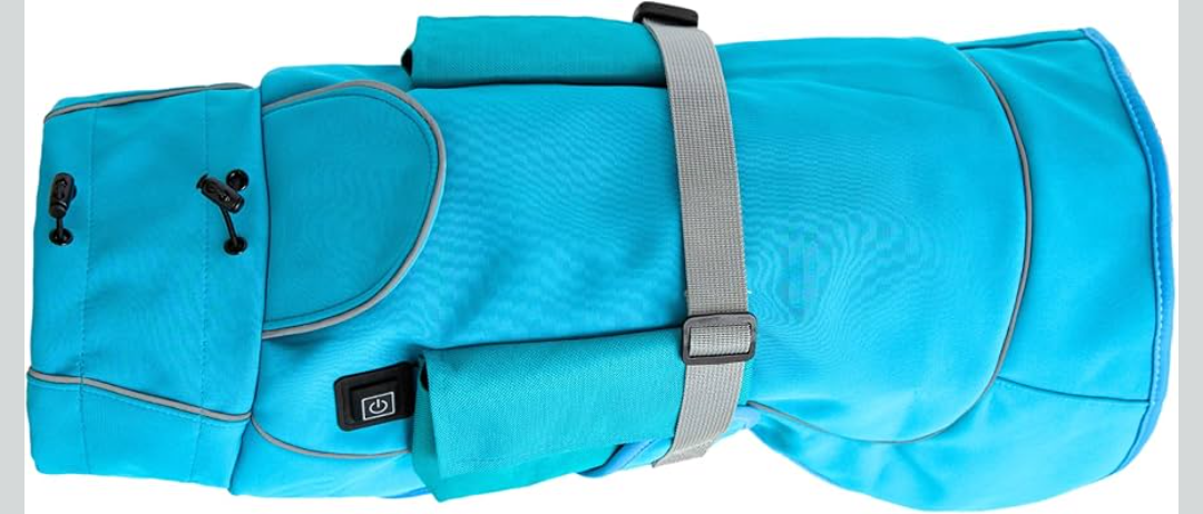 Dog Warm Heated Coat(Rechargeable Power Bank Included),3 Adjustable Temperature,Keep Puppy Warm,Relieve Back、Muscle、Joint Pain from Arthritis, Two Side Pocket (XX-Large)