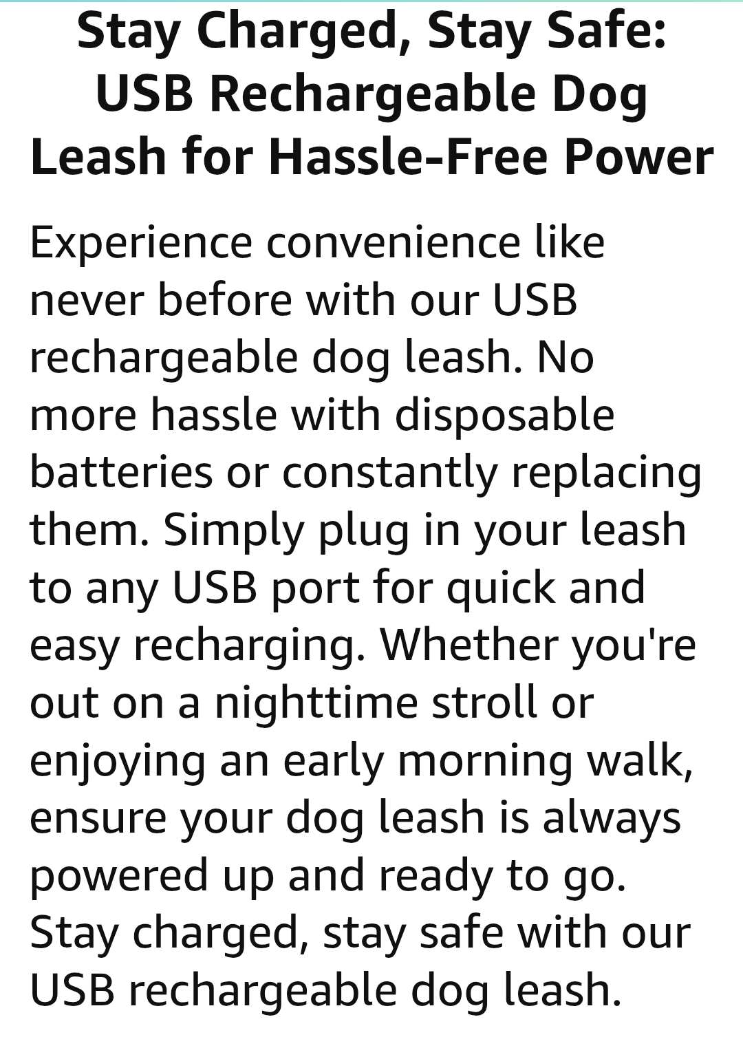 Safety Led Dog Leash for Night Walking - Glow in The Dark - Water Resistant Nylon Webbing - Lightweight and Heavy Duty - USB Rechargeable - RGB Color Changing - Suitable for All Dogs (Yellow)