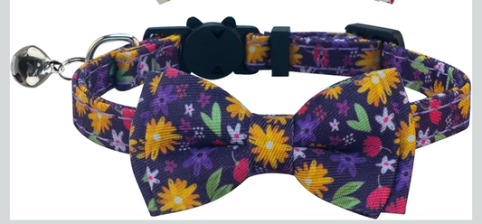 SuperBuddy Cat Collars Breakaway with Bell - Cat Safety Collars for Boys & Girls - Safety Buckle Kitten Collar for Pet