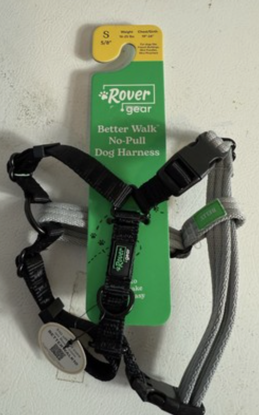 Rover gear Small dog harnes, better walk no pull harness for dog Size S