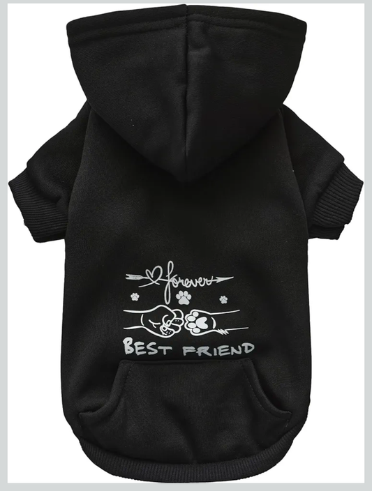Dog Hoodies Premium Quality, Dog and Owner Matching Hoodies, Dog Warm Jacket Calming Milk Soft Fleece Interior MEDIUM