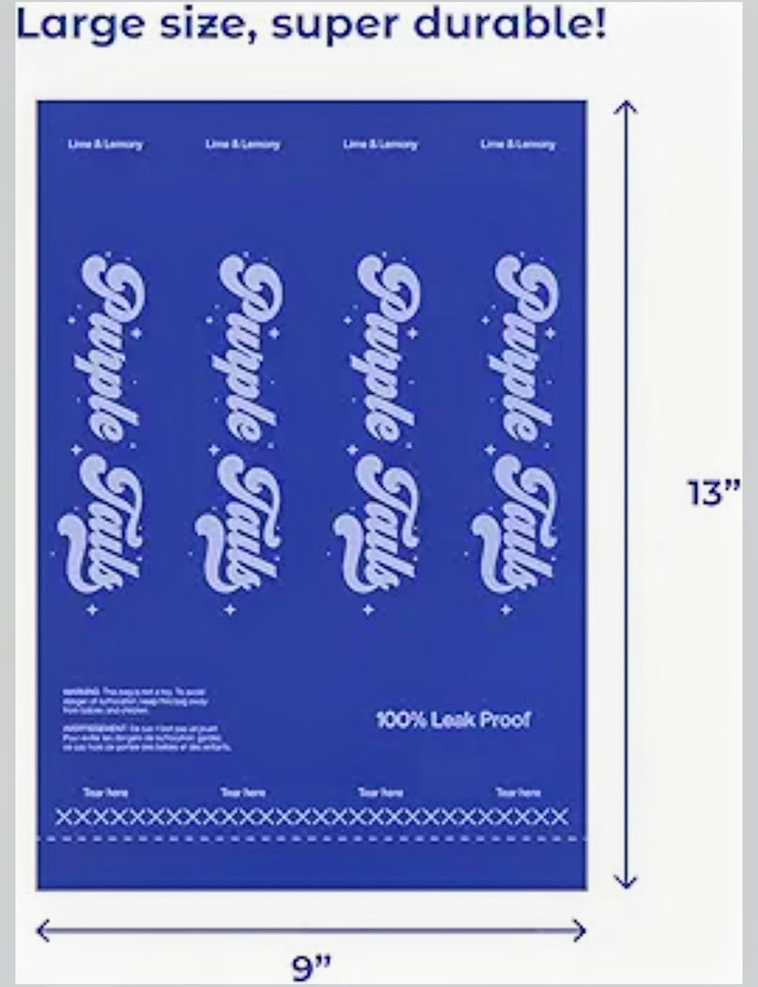 Purple Tails Dog Poop Bags – 36 Rolls 540 LIME & LEMONY Bags Poop Bags with Dog Poop Bag Holder – Ultra Thick and Leakproof Scented Dog Poop Bags with 1 Poop Bag Dispenser Ideal for Small Large Dogs