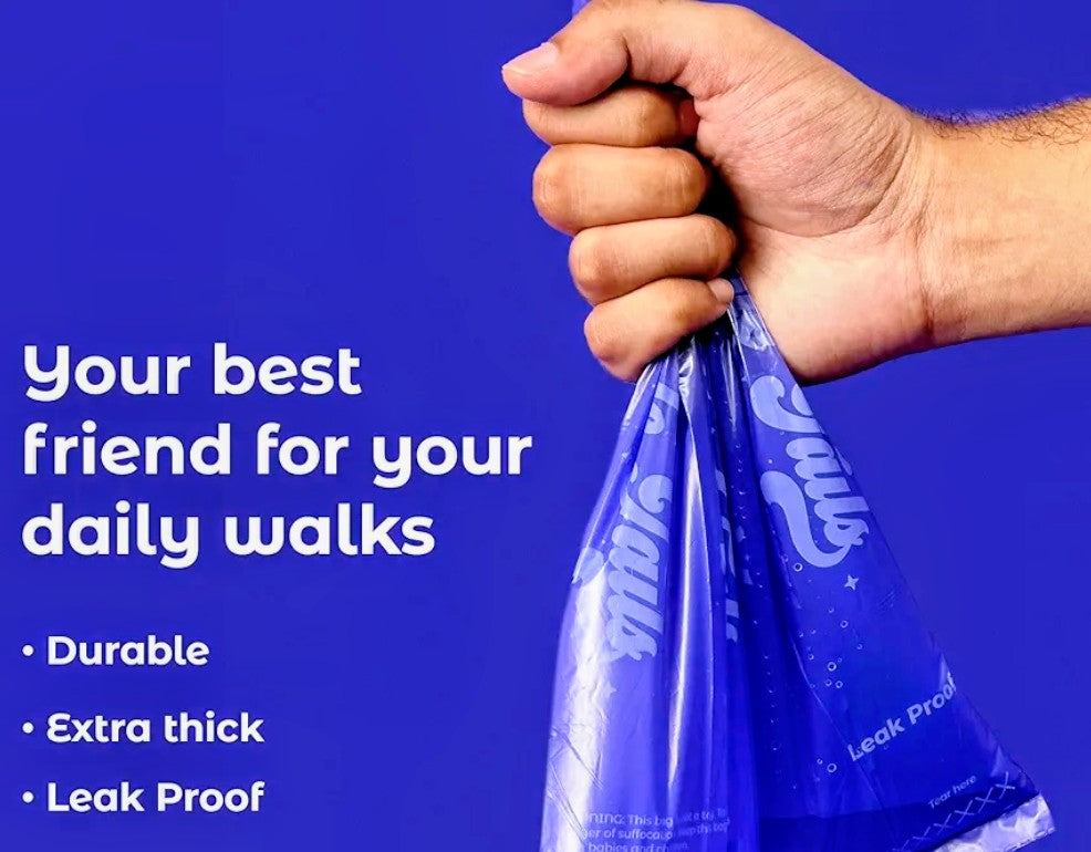 Purple Tails Dog Poop Bags – 36 Rolls 540 LIME & LEMONY Bags Poop Bags with Dog Poop Bag Holder – Ultra Thick and Leakproof Scented Dog Poop Bags with 1 Poop Bag Dispenser Ideal for Small Large Dogs