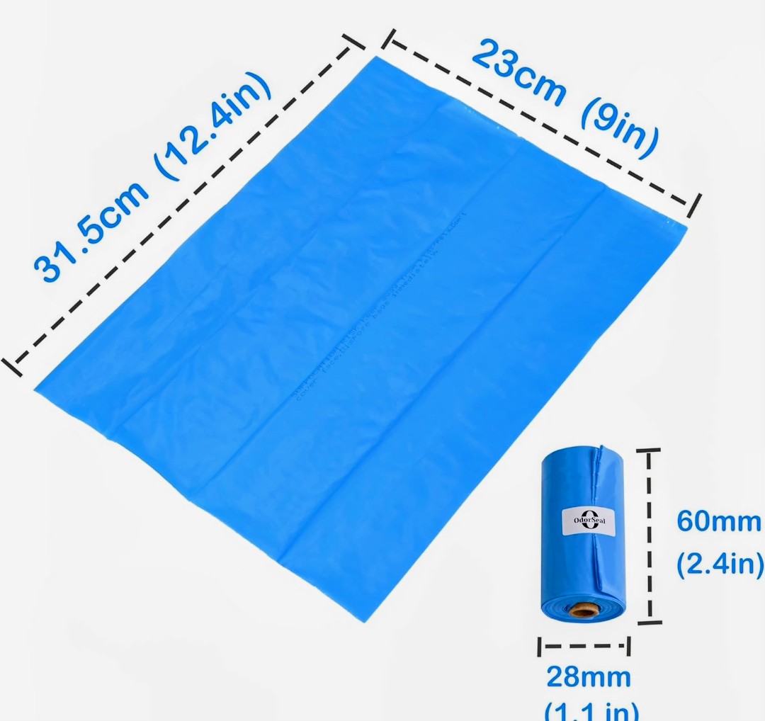 Dispenser for Dog Poop Waste Bags with 1 Roll of Bags