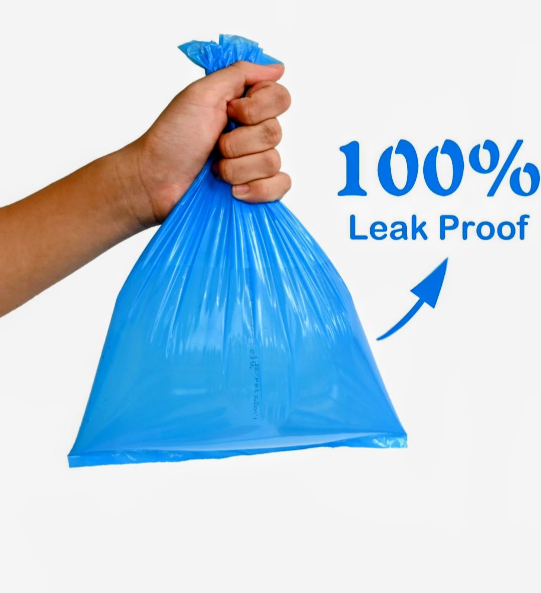 Dispenser for Dog Poop Waste Bags with 1 Roll of Bags