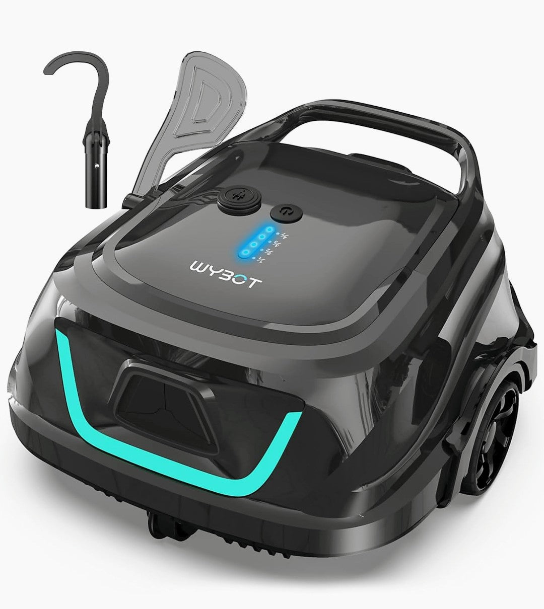 WYBOT A1 Cordless Robotic Pool Cleaner, Automatic Pool Vacuum for Above Ground with 120 Mins, Double