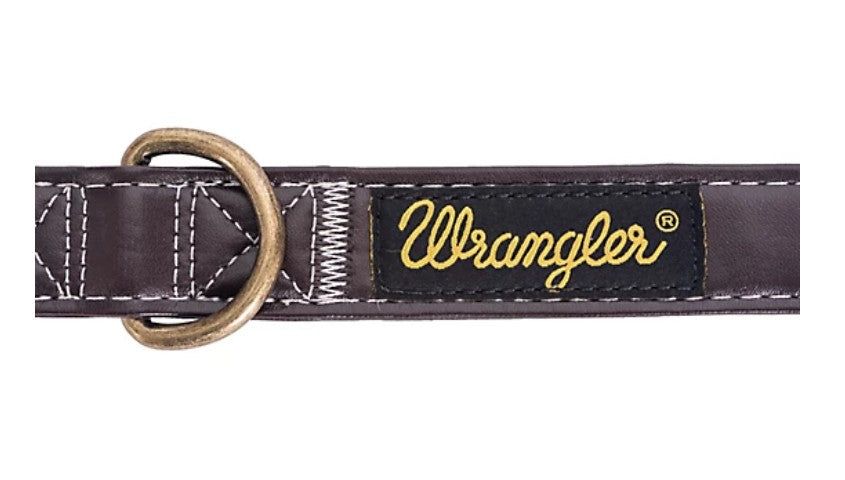 Wrangler Leather-Look Dog Lead