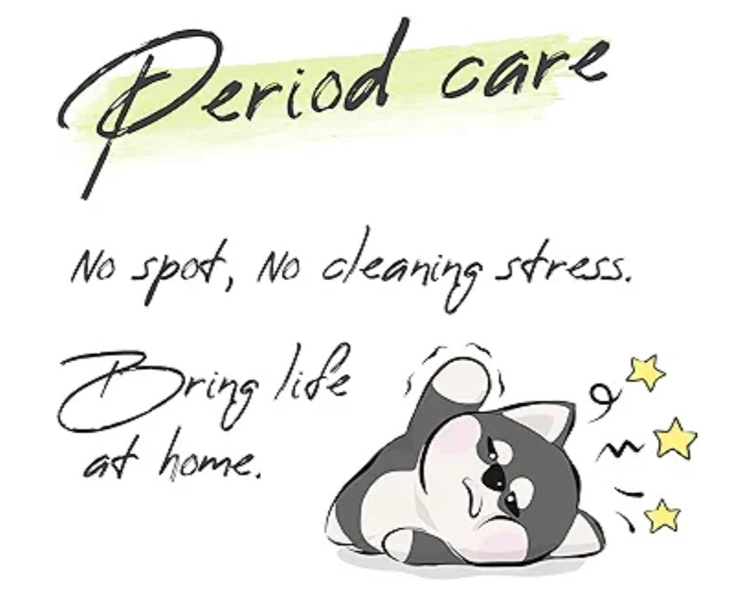 WICKEDPUP Dog Diaper Liners Booster Pads for Male and Female Dogs, 100ct | Disposable Diaper Inserts fit Most Reusable Pet Belly Bands, Wraps, and Washable Period Panties