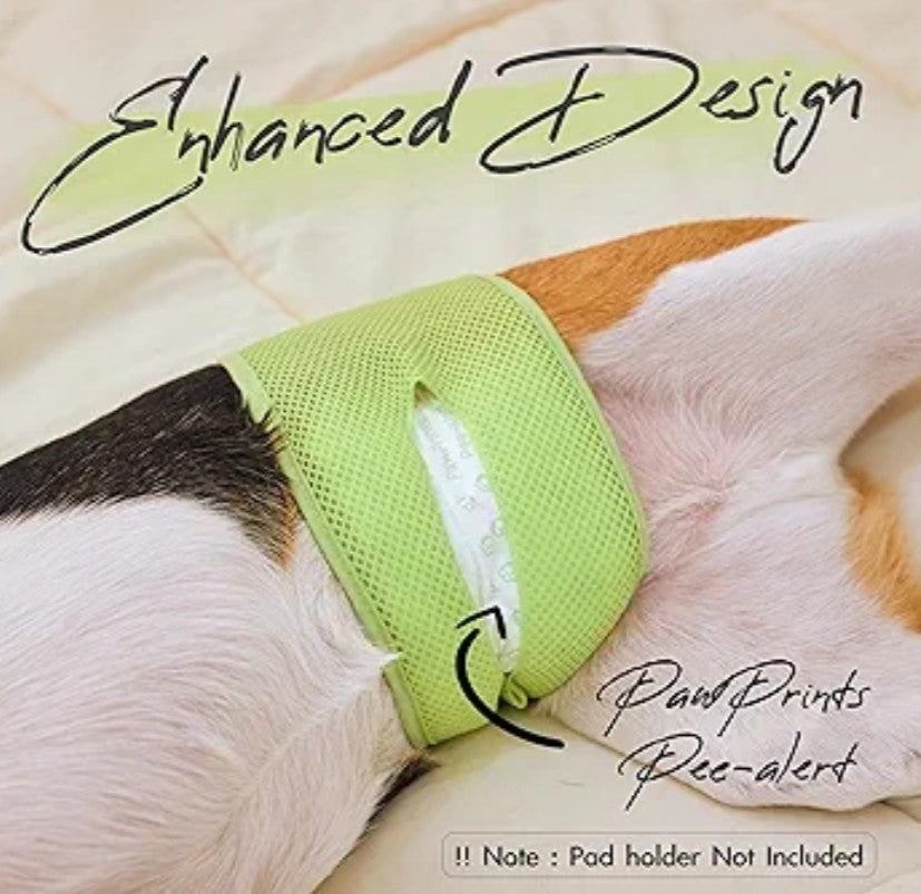 WICKEDPUP Dog Diaper Liners Booster Pads for Male and Female Dogs, 100ct | Disposable Diaper Inserts fit Most Reusable Pet Belly Bands, Wraps, and Washable Period Panties