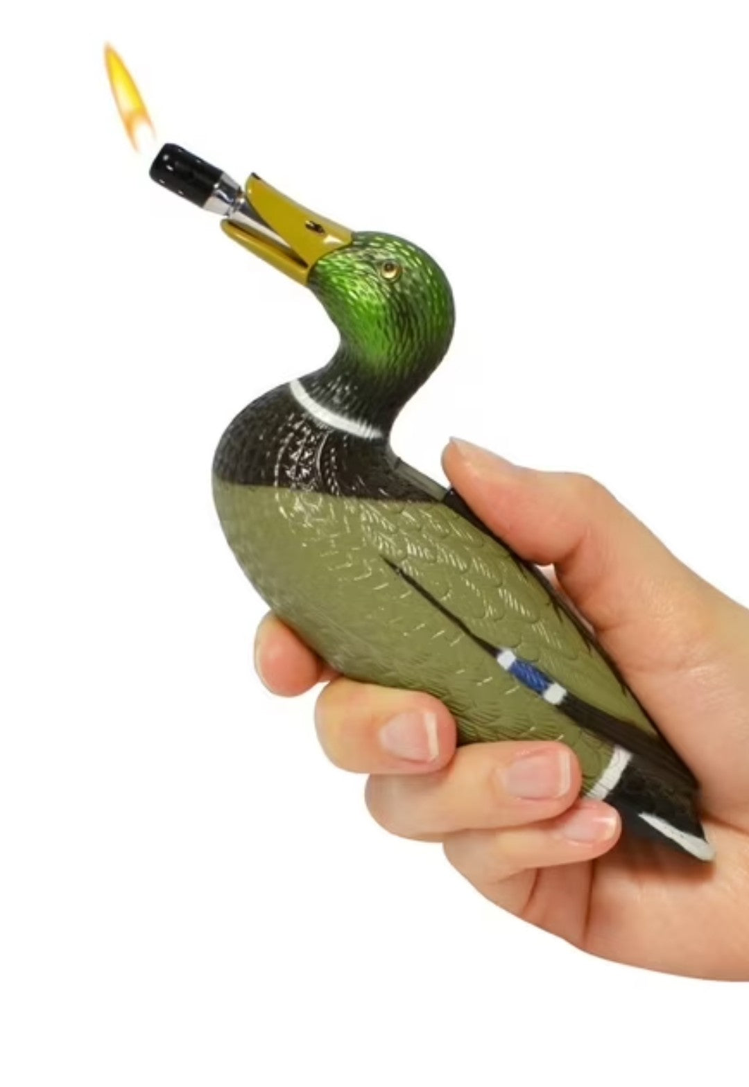 Gibson Novelty Mallard Duck Lighter Telescoping Grill Lighter BBQ Cigarette Camp