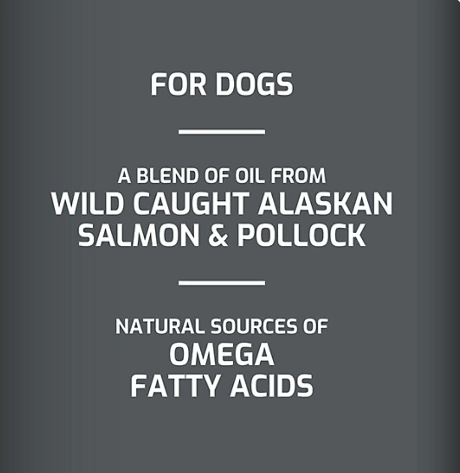 4health Salmon Oil and Pollock Oil Skin and Coat Supplement for Dogs, 16 oz.