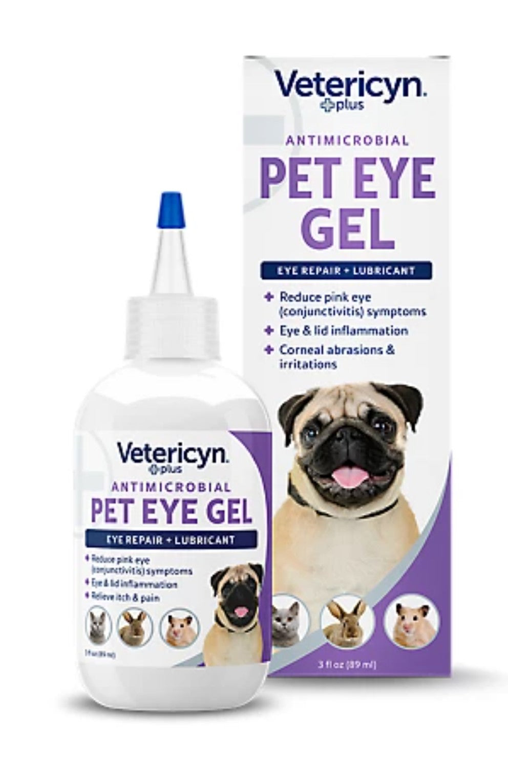 Vetericyn Plus Antimicrobial Pet Eye Gel 3 oz