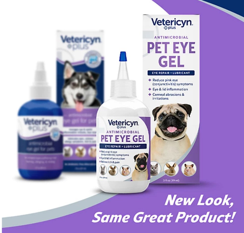 Vetericyn Plus Antimicrobial Pet Eye Gel 3 oz