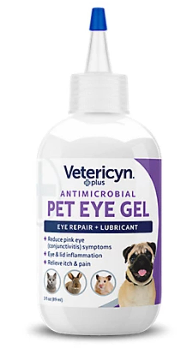 Vetericyn Plus Antimicrobial Pet Eye Gel 3 oz