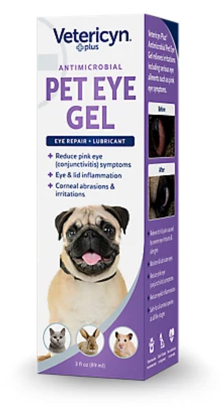 Vetericyn Plus Antimicrobial Pet Eye Gel 3 oz
