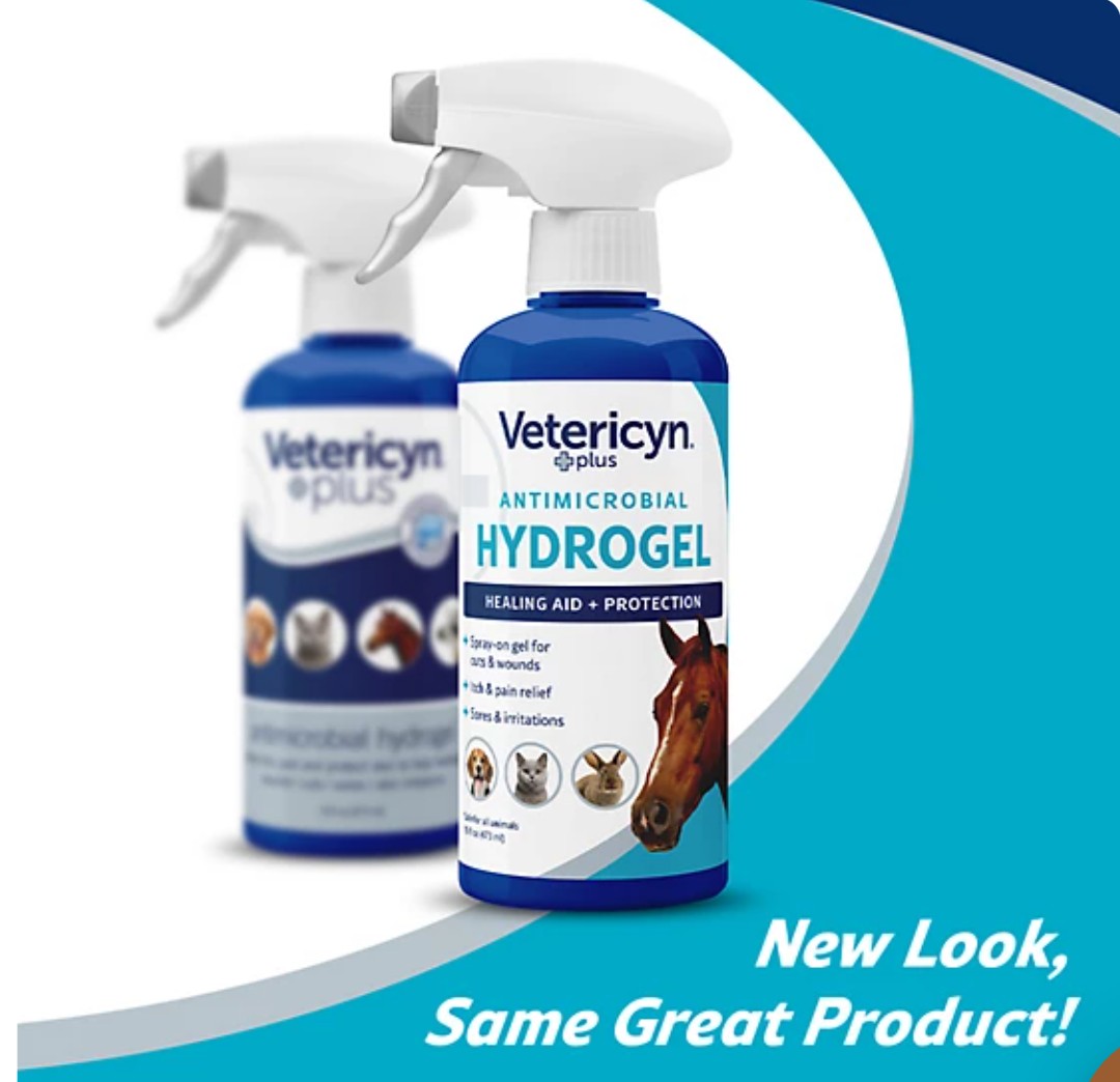Vetericyn Plus Antimicrobial Wound Hydrogel for All Animal, 16 oz