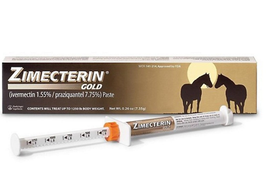 Zimecterin Gold Horse Dewormer Paste, 7.35g