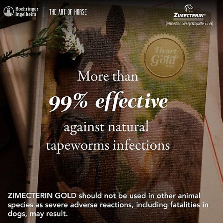 Zimecterin Gold Horse Dewormer Paste, 7.35g