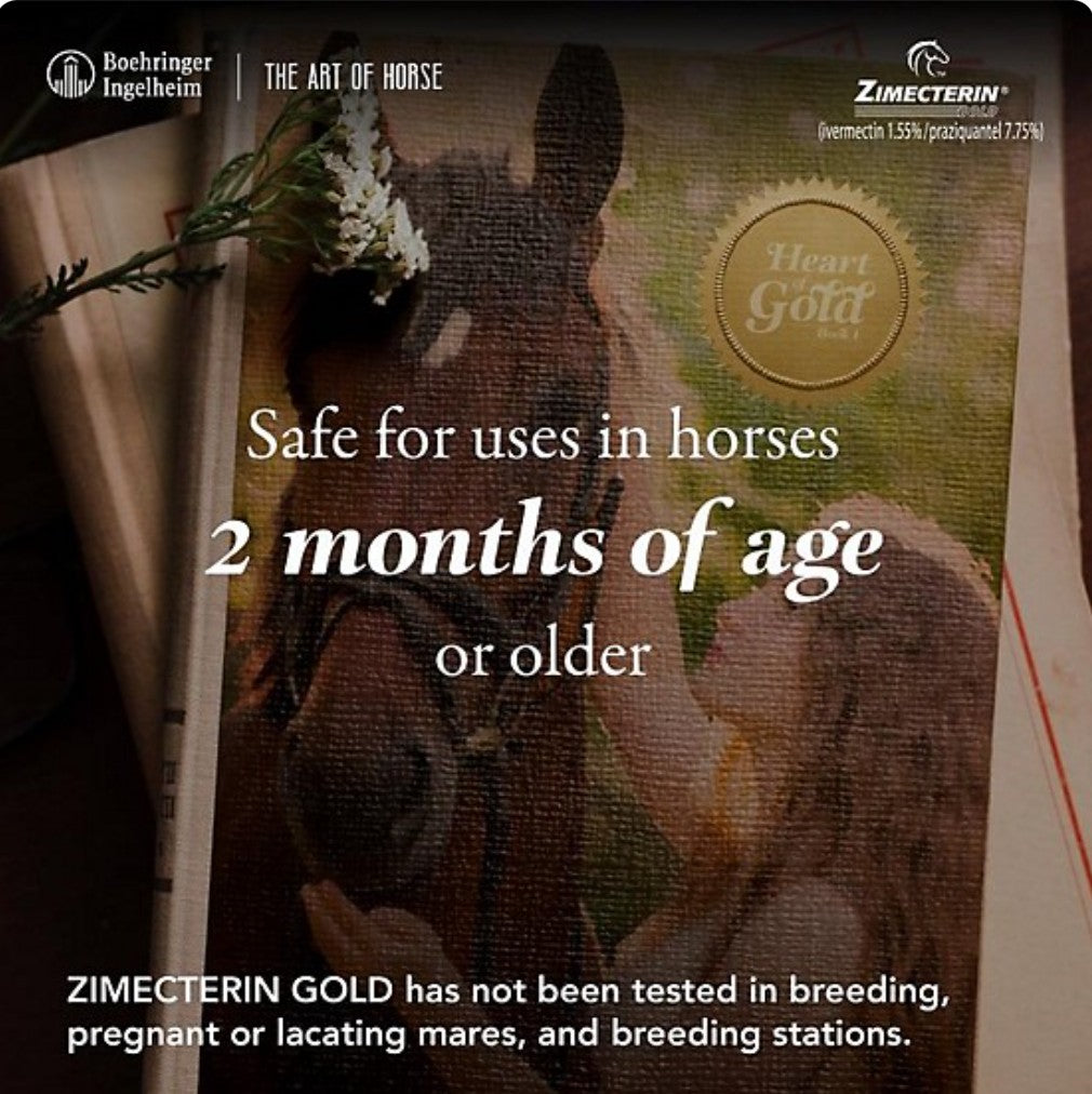 Zimecterin Gold Horse Dewormer Paste, 7.35g