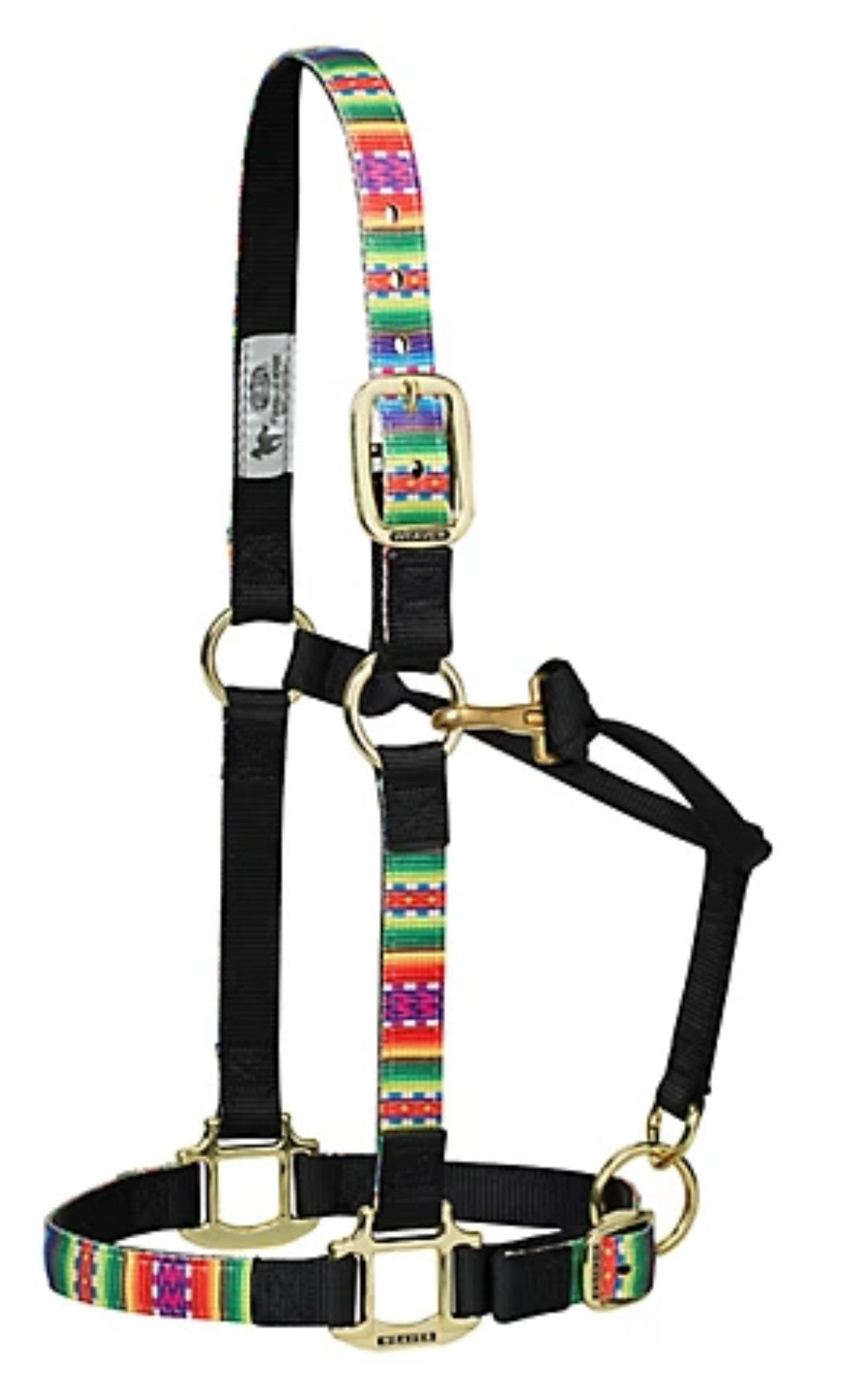 Weaver Equine Adjustable Patterned Horse Halter, Average, Fiesta Serape